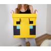 imageMinecraft Bee 15Inch Storage Bin Chest With Lid  Foldable Fabric Basket Container Cube Organizer With Handles Cubby Closet Organizer  Video Game Gifts And Collectibles