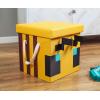 imageMinecraft Bee 15Inch Storage Bin Chest With Lid  Foldable Fabric Basket Container Cube Organizer With Handles Cubby Closet Organizer  Video Game Gifts And Collectibles