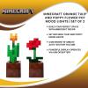 imageMinecraft Orange Tulip and Poppy Flower Pot Mood Lights Set of 2  Nightstand Table Lamp with LED Light for Bedroom Desk Living Room  Home Decor Room Essentials  Video Game Gifts And Collectibles