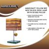 imageMinecraft Yellow Bee Nest Block Desk Lamp with 3D Bee Puller  Nightstand Table Lamp with LED Mood Light for Bedroom Desk Living Room Playroom  Home Decor Kids Room Essentials  Video Game Gifts