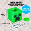 imagePaladone Minecraft Creeper Maze Safe Complete The Maze to Unlock Money Fun Minecraft Block Collectible Toy and Piggy Bank for Kids Comes with Decorative Stickers