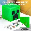 imagePaladone Minecraft Creeper Maze Safe Complete The Maze to Unlock Money Fun Minecraft Block Collectible Toy and Piggy Bank for Kids Comes with Decorative Stickers