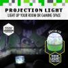 imagePaladone Minecraft Officially Licensed Creeper ampamp Steve Projector Night Light Gamer Projection Lamp Accessory Minecraft Sounds Gaming Bedroom Decor for Kids Mood Lighting with 4 Projector SheetsMinecraft