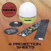 imagePaladone Minecraft Officially Licensed Creeper ampamp Steve Projector Night Light Gamer Projection Lamp Accessory Minecraft Sounds Gaming Bedroom Decor for Kids Mood Lighting with 4 Projector SheetsGrogu