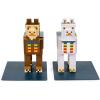 imageUkonic Minecraft 6Inch Llama Bookends Set of 2  Bookshelf Decor Room Essentials Storage Organizer for Shelves and Desktops Book Stoppers  Video Game Gifts and Collectibles
