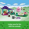 imageLEGO Minecraft The Animal Sanctuary Building Set Gaming Toy for Girls and Boys Ages 7 and Up Gift for Gamers and Kids Brick Model of The Plains Biome with Popular Minecraft Figures 21253