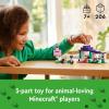 imageLEGO Minecraft The Animal Sanctuary Building Set Gaming Toy for Girls and Boys Ages 7 and Up Gift for Gamers and Kids Brick Model of The Plains Biome with Popular Minecraft Figures 21253