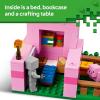 imageLEGO Minecraft The Baby Pig House Toy Figures and Playset  Building Minecraft Toy for Kids Boys and Girls Ages 7  Gift for Birthdays  with 2 Minifigures for Pretend Play  21268