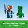 imageLEGO Minecraft The Badlands Mineshaft Video Game Toy Mining Exploration Set with Minecraft Minifigures Birthday Gift for Boys and Girls Action Packed Minecraft Toy for Kids Ages 8 and Up 21263