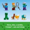 imageLEGO Minecraft The Crafting Box 40 21249 Building Toy Set CustomBuild Playset Featuring Classic Bricks Figures and Game Accessories Model Guides Spark Creativity for 8 Year Old KidsFrustrationFree Packaging