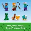 imageLEGO Minecraft The Crafting Box 40 21249 Building Toy Set CustomBuild Playset Featuring Classic Bricks Figures and Game Accessories Model Guides Spark Creativity for 8 Year Old KidsStandard Packaging