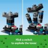 imageLEGO Minecraft The Deep Dark Battle Set 21246 Biome Adventure Toy Ancient City with Warden Figure Exploding Tower ampamp Treasure Chest for Kids Ages 8 Plus