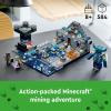 imageLEGO Minecraft The Deep Dark Battle Set 21246 Biome Adventure Toy Ancient City with Warden Figure Exploding Tower ampamp Treasure Chest for Kids Ages 8 Plus