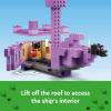 imageLEGO Minecraft The Ender Dragon and End Ship Building Set Video Game Toy with 2 Minecraft Minifigures Dragon Toy Action Playset for Kids Birthday Gift for Boys and Girls Ages 8 and Up 21264