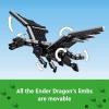 imageLEGO Minecraft The Ender Dragon and End Ship Building Set Video Game Toy with 2 Minecraft Minifigures Dragon Toy Action Playset for Kids Birthday Gift for Boys and Girls Ages 8 and Up 21264