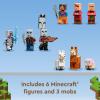 imageLEGO Minecraft The Llama Village Farm House Toy Building Set 21188 Minecraft Gift Idea for Kids Boys Girls Age 9 Years Old Create a Minecraft Village with 6 Customizable Buildings and MinifiguresFrustrationFree Packaging
