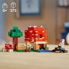imageLEGO Minecraft The Mushroom House Set 21179 Building Toy for Kids Age 8 Plus Gift Idea with Alex Mooshroom ampamp Spider Jockey Figures