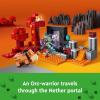 imageLEGO Minecraft The Nether Portal Ambush Adventure Set Building Toy for Kids with Minecraft Action Figures and Battle Scenes Minecraft Toy for Boys Girls and Gamers Ages 8 and Up 21255