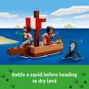 imageLEGO Minecraft The Pirate Ship Voyage Boat Toy Playset for Kids with Squid Camel and Pirate Figures Pirate Toy Building Set for Action RolePlay Minecraft Gift for 8 Year Old Boys and Girls 21259