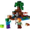 imageLEGO Minecraft The Swamp Adventure 21240 Building Game Construction Toy with Alex and Zombie Figures in Biome Birthday Gift Idea for Kids Ages 8