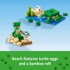 imageLEGO Minecraft The Turtle Beach House Construction Toy Minecraft House Building Set with Turtle Figures Accessories and Characters from The Game Gift for 8 Year Old Gamers Boys and Girls 21254