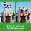 imageLEGO Minecraft The Wolf Stronghold Fortress Playset Video Game Toy for Boys and Girls Action Packed Castle Building Set with Minecraft Minifigures Minecraft Toy Gift for Kids Ages 8 and Up 21261