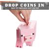 imageMinecraft Pig Money Bank BDP  Pink Pixelated 3D Savings PiggyBank  Unique Gift Idea Perfect for GamersSingle