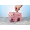 imageMinecraft Pig Money Bank BDP  Pink Pixelated 3D Savings PiggyBank  Unique Gift Idea Perfect for GamersSingle