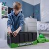 imageNumskull Minecraft 2in1 Toy Storage Box ampamp Folding Chair  Gaming Accessory Organizer with lid and handles for Family Rooms Official Minecraft MerchandiseMinecraft