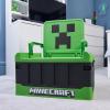 imageNumskull Minecraft 2in1 Toy Storage Box ampamp Folding Chair  Gaming Accessory Organizer with lid and handles for Family Rooms Official Minecraft MerchandiseMinecraft