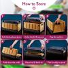 imageNumskull Minecraft 2in1 Toy Storage Box ampamp Folding Chair  Gaming Accessory Organizer with lid and handles for Family Rooms Official Minecraft MerchandisePS5 Inspired