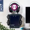 imageNumskull Official Minecraft Gaming Accessory Locker ampamp Storage Stand  Holds 10 GamesDVDs 4 Controllers Headset and Accessories  Durable ampamp Compact Organizer  Official Minecraft MerchandiseNumskull