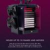imageNumskull Official Minecraft Gaming Accessory Locker ampamp Storage Stand  Holds 10 GamesDVDs 4 Controllers Headset and Accessories  Durable ampamp Compact Organizer  Official Minecraft MerchandiseNumskull