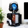 imageNumskull Official Minecraft Gaming Accessory Locker ampamp Storage Stand  Holds 10 GamesDVDs 4 Controllers Headset and Accessories  Durable ampamp Compact Organizer  Official Minecraft MerchandiseSonic the Hedgehog