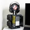 imageNumskull Official Minecraft Gaming Accessory Locker ampamp Storage Stand  Holds 10 GamesDVDs 4 Controllers Headset and Accessories  Durable ampamp Compact Organizer  Official Minecraft MerchandiseGhostbusters