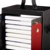 imageNumskull Official Minecraft Gaming Accessory Locker ampamp Storage Stand  Holds 10 GamesDVDs 4 Controllers Headset and Accessories  Durable ampamp Compact Organizer  Official Minecraft MerchandiseStar Trek Red