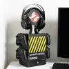 imageNumskull Official Minecraft Gaming Accessory Locker ampamp Storage Stand  Holds 10 GamesDVDs 4 Controllers Headset and Accessories  Durable ampamp Compact Organizer  Official Minecraft MerchandiseGhostbusters