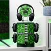 imageNumskull Official Minecraft Gaming Accessory Locker ampamp Storage Stand  Holds 10 GamesDVDs 4 Controllers Headset and Accessories  Durable ampamp Compact Organizer  Official Minecraft MerchandiseMinecraft