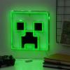 imagePaladone Creeper Iconic LED WallMountable Light Officially Licensed Minecraft Room Decor for Boys and Girls Gamer Night Light in Vibrant Green