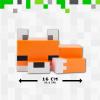 imagePaladone Minecraft Cute Fox Night Light Soft Orange Glow Officially Licensed Minecraft Decor and Desk Lamp for Gaming Room or Kids and Tween Bedroom