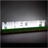 imagePaladone Minecraft Logo Light  Battery or USB Operated  2 Light Modes  Officially Licensed MerchandiseWhiteBrownGreen