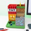 imagePaladone Minecraft Panda Desktop Organizer  Cute Tidy Stationery Accessory For Pens Pencils ampamp Markers with Trinket Tray ampamp Phone StandBlack