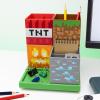 imagePaladone Minecraft Panda Desktop Organizer  Cute Tidy Stationery Accessory For Pens Pencils ampamp Markers with Trinket Tray ampamp Phone StandBlack
