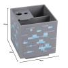 imagePaladone Minecraft Panda Desktop Organizer  Cute Tidy Stationery Accessory For Pens Pencils ampamp Markers with Trinket Tray ampamp Phone StandBlack