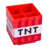 imagePaladone Minecraft Panda Desktop Organizer  Cute Tidy Stationery Accessory For Pens Pencils ampamp Markers with Trinket Tray ampamp Phone StandBlack