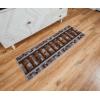 imageUkonic Minecraft Train Rail Area Rug  Indoor Floor Mat Accent Rugs for Living Room and Bedroom Home Decor for Kids Playroom  Video Game Gifts and Collectibles  20 x 60 Inches