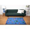 imageUkonic Minecraft Underwater Printed Area Rug  Indoor Floor Mat Accent Rugs for Living Room and Bedroom Home Decor for Kids Playroom  Video Game Gifts and Collectibles  60 x 39 Inches Blue
