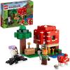 imageLEGO Minecraft The Mushroom House Set 21179 Building Toy for Kids Age 8 Plus Gift Idea with Alex Mooshroom ampamp Spider Jockey Figures