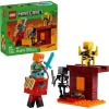 imageLEGO Minecraft The Nether Lava Battle Toy and Playset  Building Minecraft Toy for Kids Ages 6  Alex Wither Skeleton Blaze and Strider Figures for Pretend Play  Gift Idea for Birthdays  21266