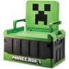 imageNumskull Minecraft 2in1 Toy Storage Box ampamp Folding Chair  Gaming Accessory Organizer with lid and handles for Family Rooms Official Minecraft MerchandiseMinecraft
